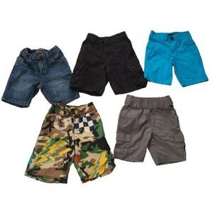 Boys 5 Pcs Summer Bundle Shorts Swim Trunks Size XS 4